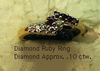 14 Karat Gold Ruby and Diamond Ring - Trademark Jewelers