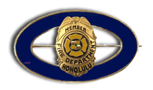 14 Karat Gold Fire Department Shield Broach - Trademark Jewelers