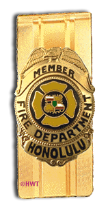 14 Karat Gold Fire Department Money Clip - Trademark Jewelers